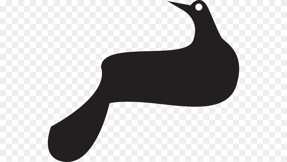 Perched Silhouette Bird Dove Wings Animal Tail Templates Of A Perched Dove, Blackbird, Stencil Png Image