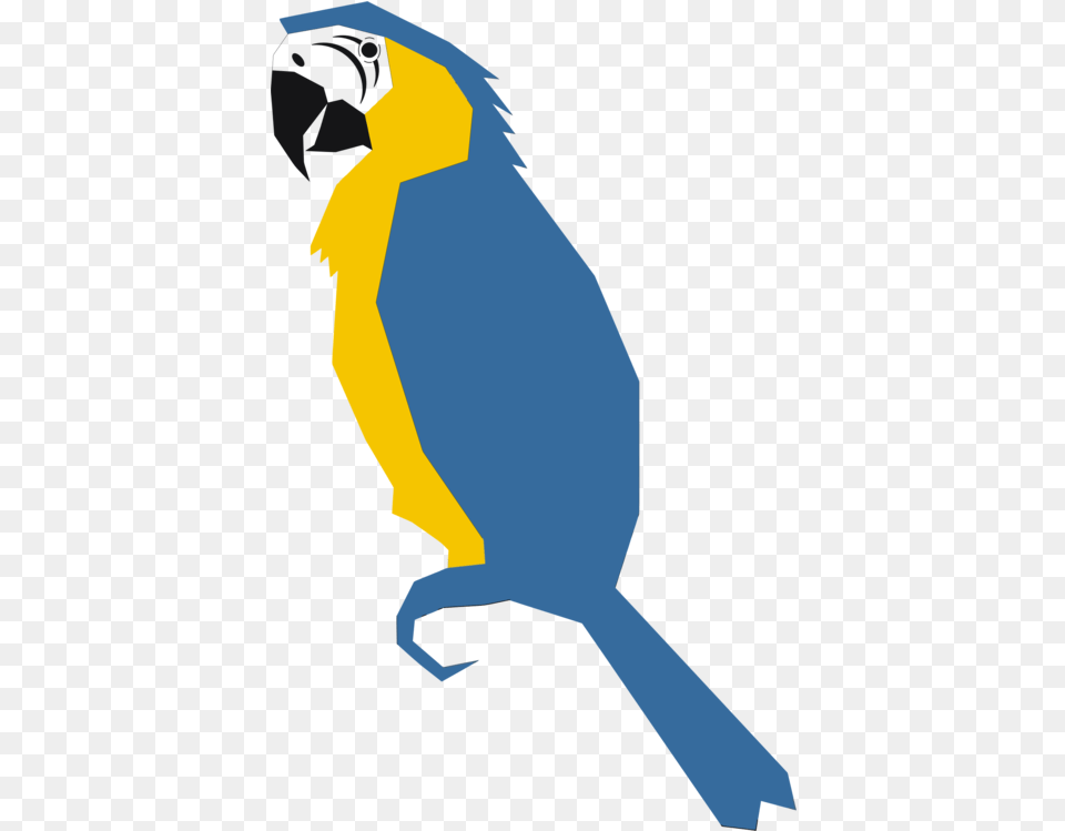 Perching Bird Macaw Parrot Clipart Blue Parrot Clipart, Animal, Jay, Person Free Png Download