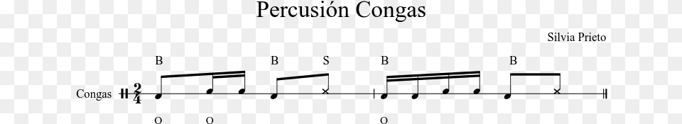 Percusin Congas Sheet Music Composed By Silvia Prieto Sheet Music, Gray Free Png Download