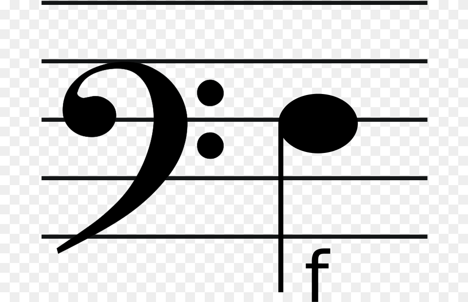 Percussion Clef With Note Treble Clef And Bass Clef, Astronomy, Moon, Nature, Night Free Png Download