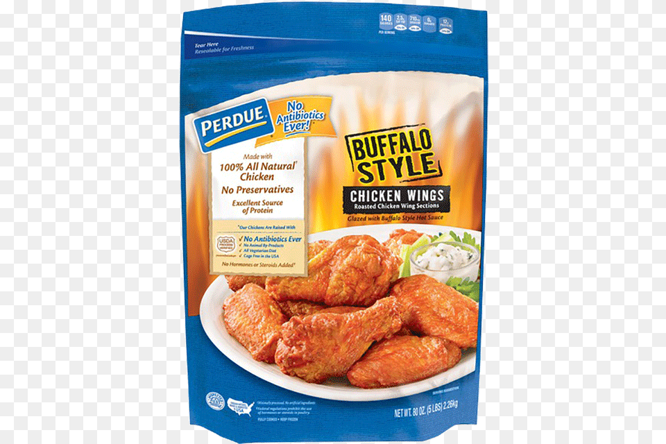 Perdue Buffalo Chicken Wings, Food, Fried Chicken, Advertisement, Lunch Free Png Download