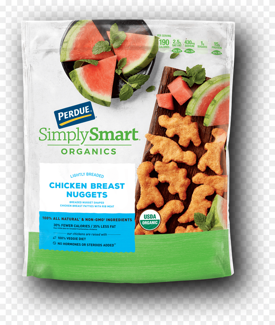 Perdue Simplysmart Organics Lightly Breaded Chicken Organic Chicken Nuggets Walmart, Food, Fruit, Plant, Produce Png