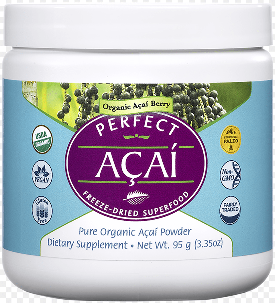 Perfect Acai Powder Palm, Herbal, Herbs, Plant, Dessert Png Image