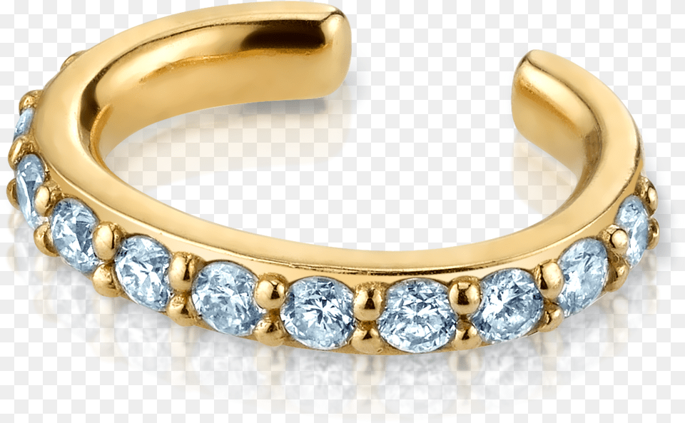 Perfect Aquamarine Ear Cuff Body Jewelry, Accessories, Diamond, Gemstone, Gold Png
