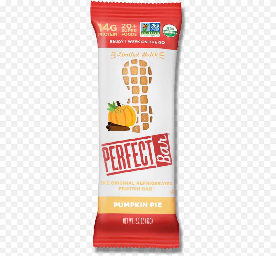 Perfect Bar Pumpkin Pie Superfoods Bar Convenience Food, Alcohol, Beer, Beverage, Sweets Free Transparent Png