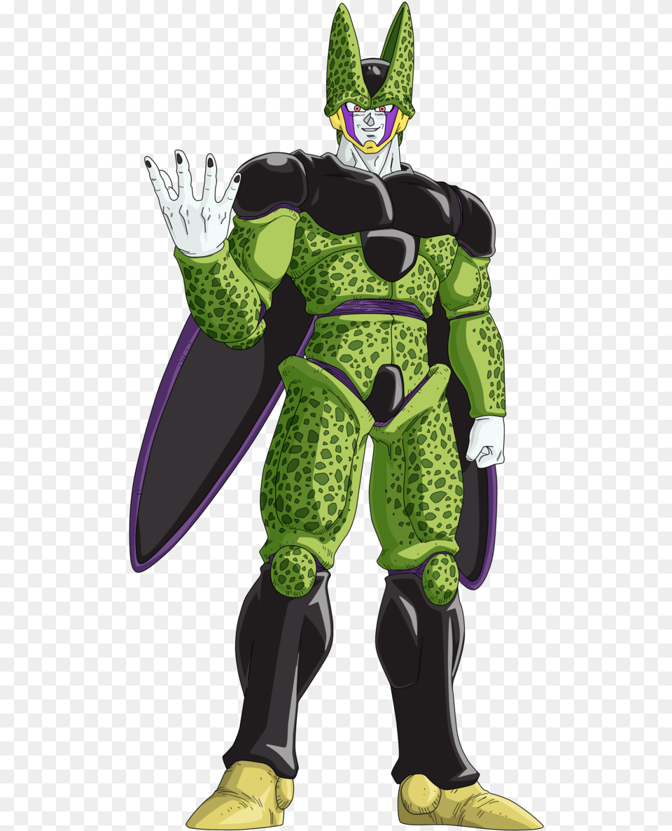Perfect Cell, Green, Person, Clothing, Costume Free Png Download