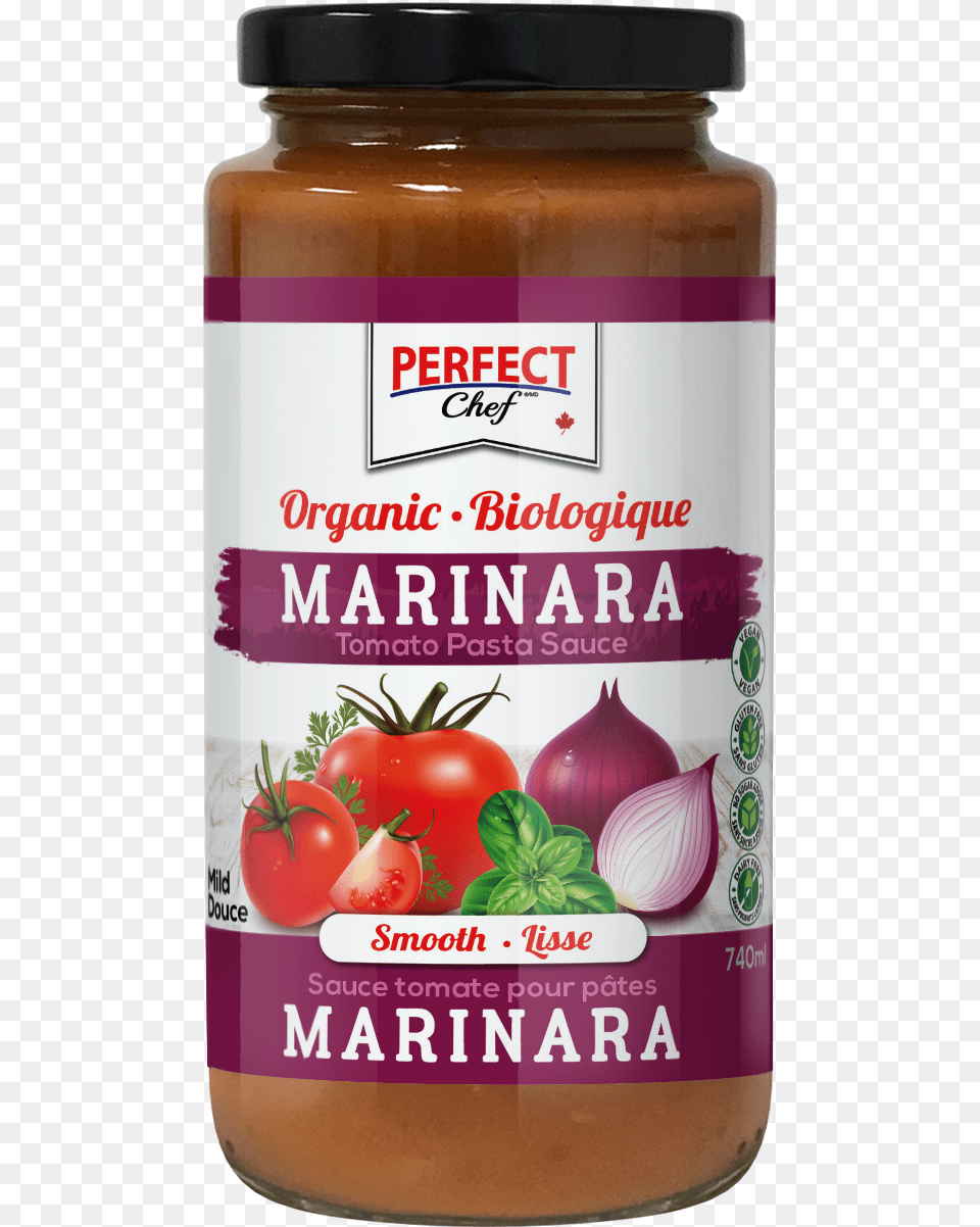 Perfect Chef Organic Marinara Tomato Pasta Sauce Pasta, Food, Can, Tin Free Png