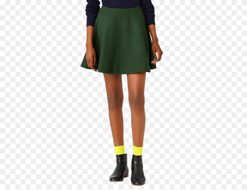 Perfect Circle Mini Skirt In Wool Ulla Johnson Josette Dress, Clothing, Miniskirt, Adult, Female Png Image