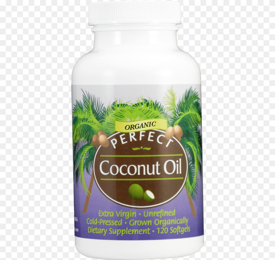 Perfect Coconut Oil Perfect Coconut Oil Softgel 1000 Mg 120 Count, Tennis Ball, Tennis, Sport, Plant Png Image