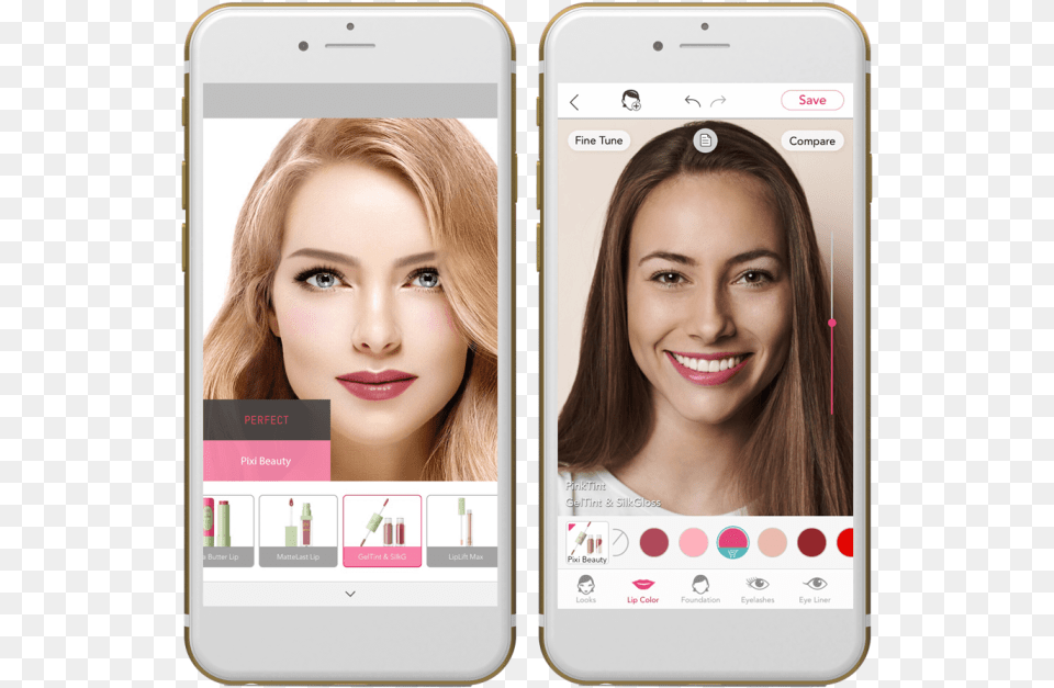 Perfect Corp39s Virtual Makeup App Youcam Makeup Allows Youcam App, Electronics, Mobile Phone, Phone, Adult Png