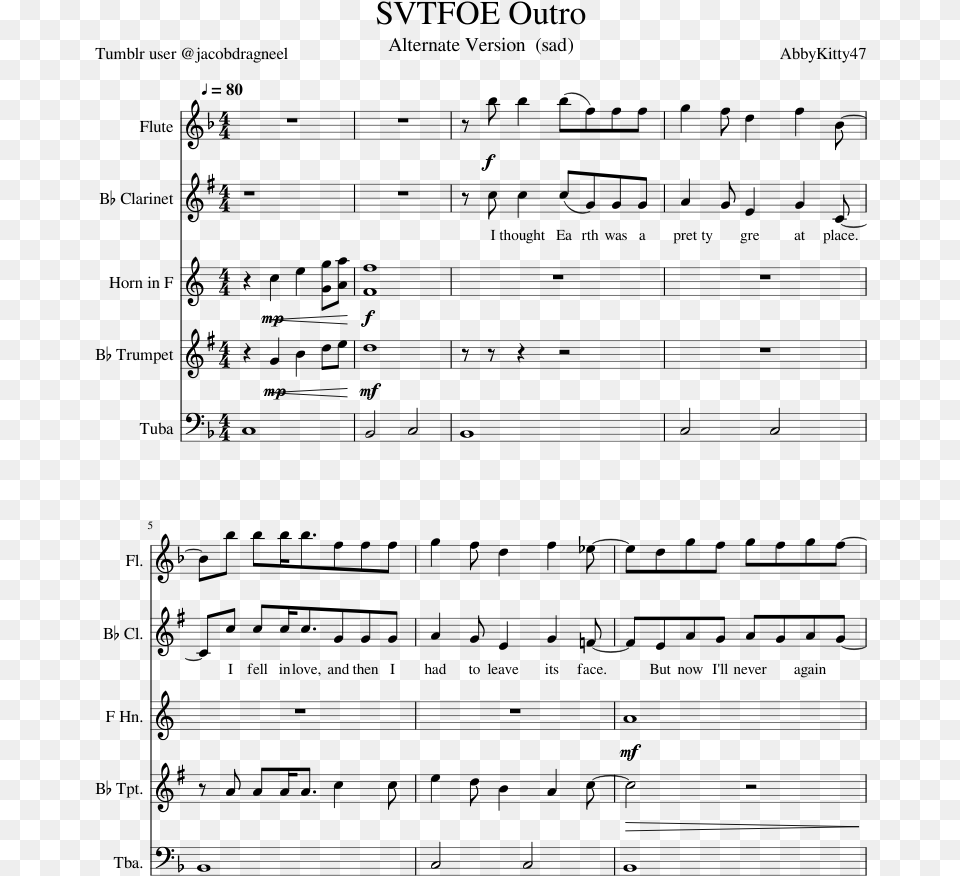 Perfect Ed Sheeran Flute Sheet Music, Gray Png