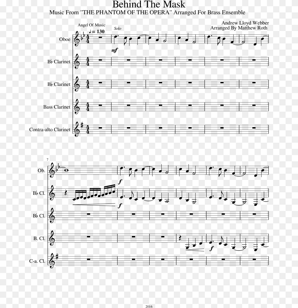 Perfect Ed Sheeran Flute Sheet Music, Gray Free Transparent Png