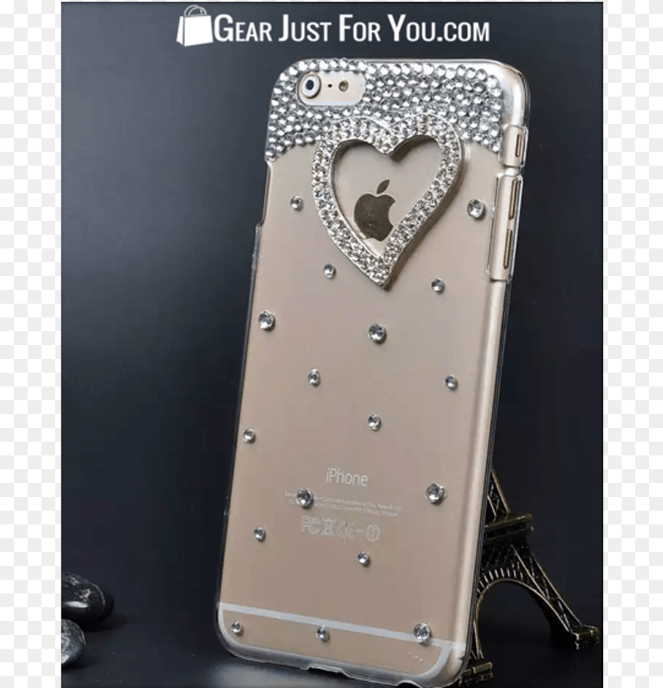 Perfect For Girls 3d Bling Crystal Diamond Heart Design Fancy Cover For Iphone, Electronics, Mobile Phone, Phone, Symbol Free Png Download