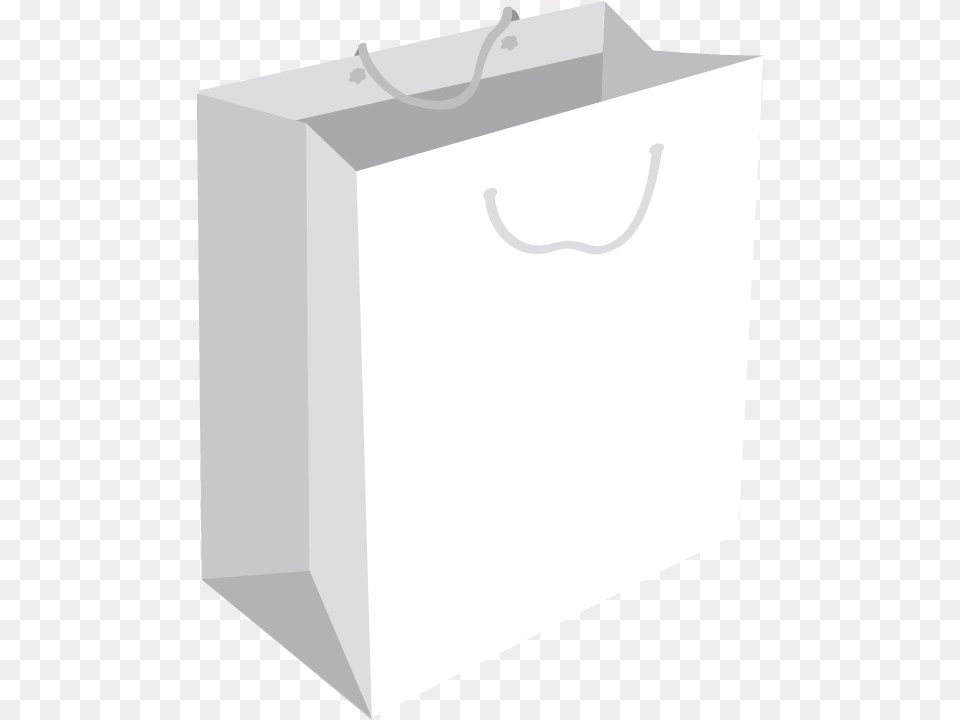 Perfect For Jewellery Stores Apparel Salons Department White Colour Paper Bag, Shopping Bag, Mailbox, Tote Bag Free Transparent Png