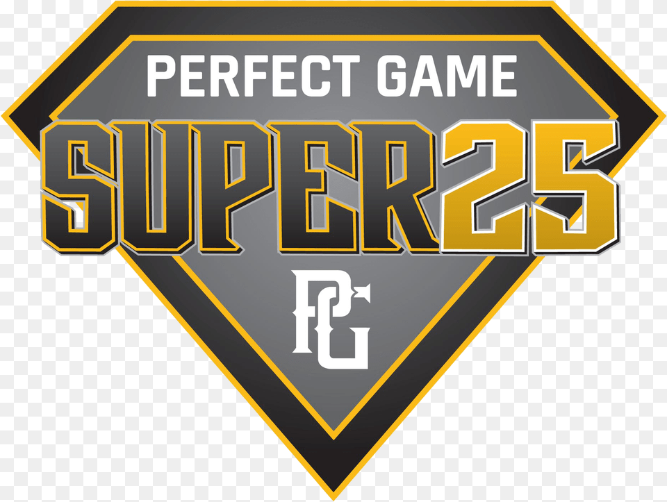Perfect Game Baseball Tournament Schedule Perfect Game Super 25, Symbol, Logo, Text, Scoreboard Free Png