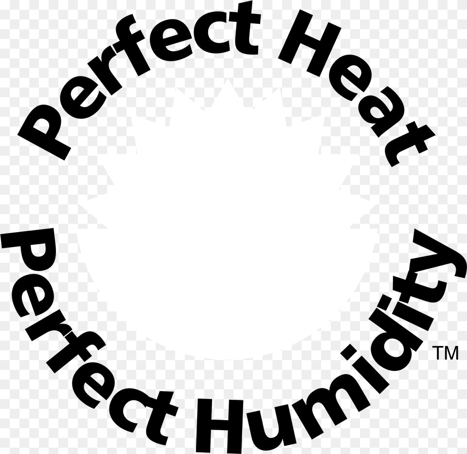 Perfect Heat Perfect Humidity Logo Black And White Circle, Leaf, Plant Free Png