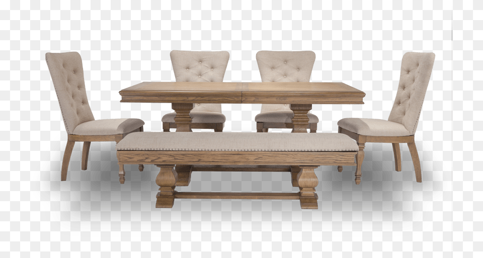 Perfect In Terms Of Comfort And Design Dining Set With Upholstered Bench, Architecture, Room, Indoors, Furniture Png