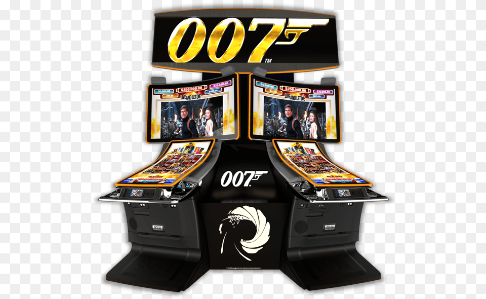 Perfect James Bond Slot Machine, Person, Arcade Game Machine, Game, Face Png