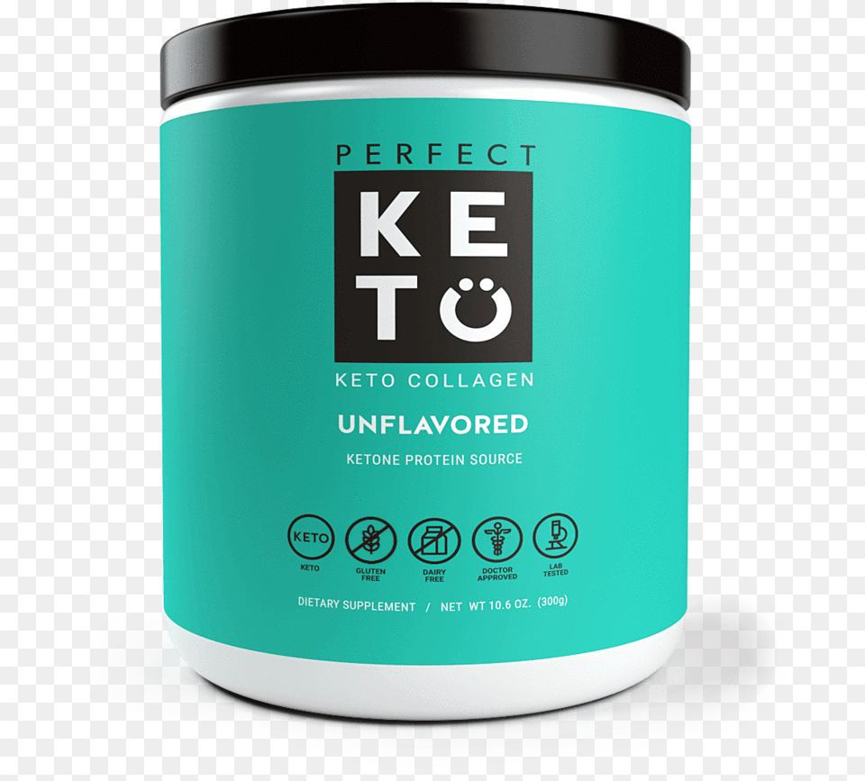 Perfect Keto Collagen Powder Use Code Perfect Keto Chocolate Collagen, Can, Tin, Cup Png