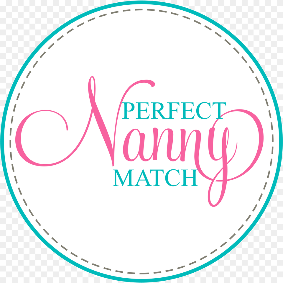 Perfect Nanny Match New Logo Homework Solutions Script Font, Oval, Text, Disk, Home Decor Free Png Download