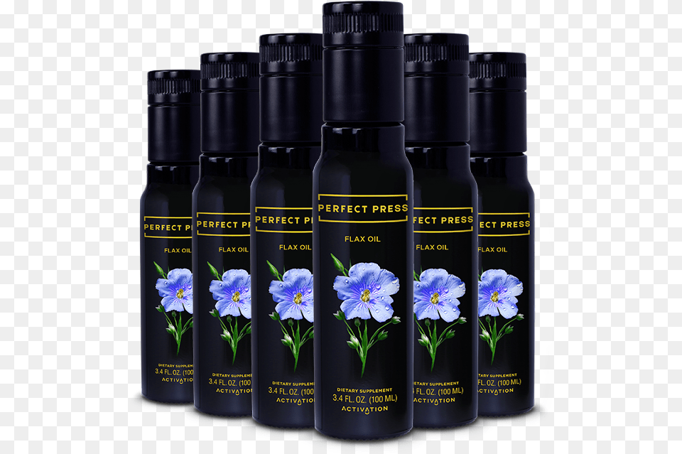 Perfect Press Flax Seed Oil 250ml 1 Gentiana, Herbal, Herbs, Plant, Bottle Free Png