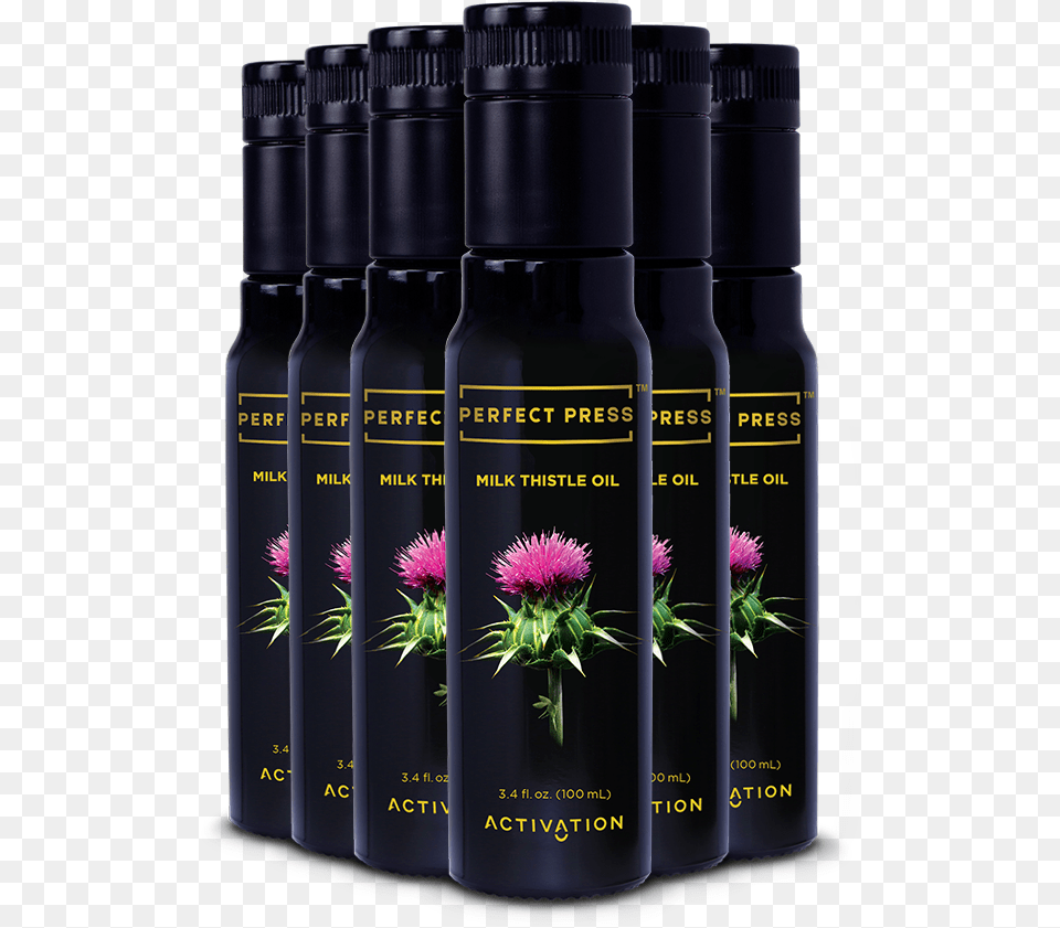 Perfect Press Milk Thistle Oil 100ml 3 Coneflower, Herbal, Herbs, Plant, Flower Free Png Download
