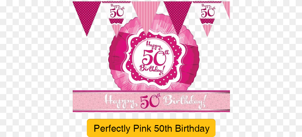 Perfectly Pink Creative Party 18 Inch Foil Balloon Perfectly Pink, Advertisement Png Image