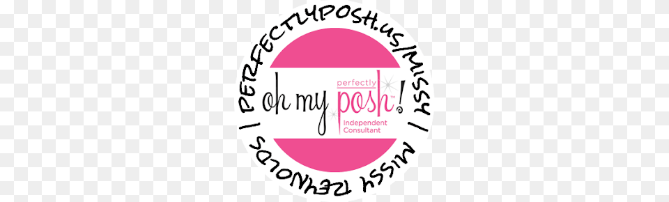 Perfectly Posh, Sticker, Text, Disk Png Image