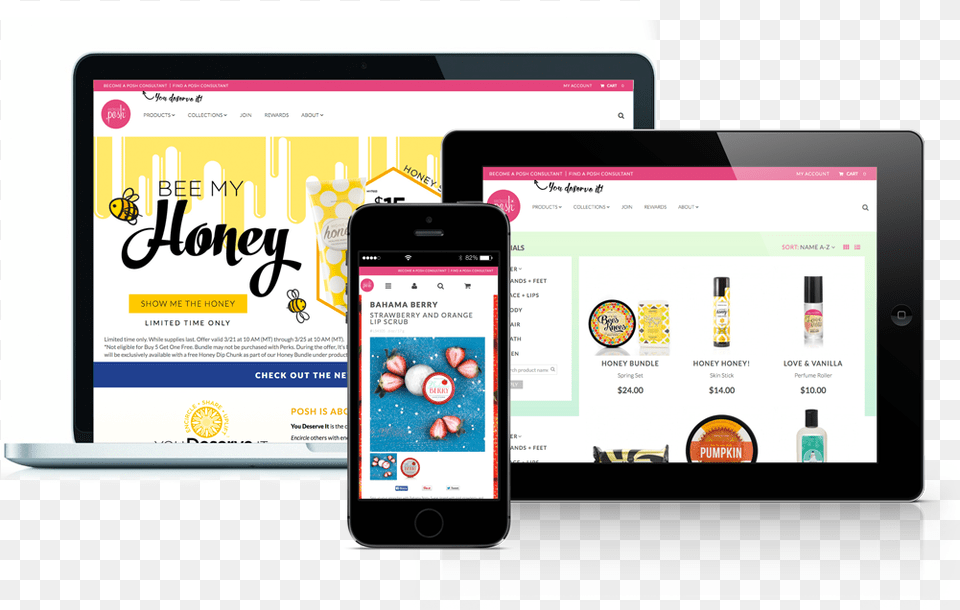 Perfectly Posh Adopts Platform Iphone, Computer, Electronics, Tablet Computer, Mobile Phone Free Png Download