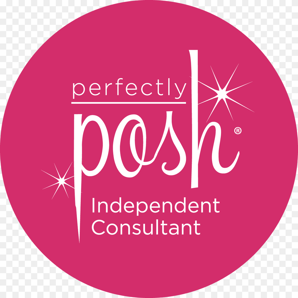 Perfectly Posh Logo, Advertisement, Disk, Poster Free Transparent Png