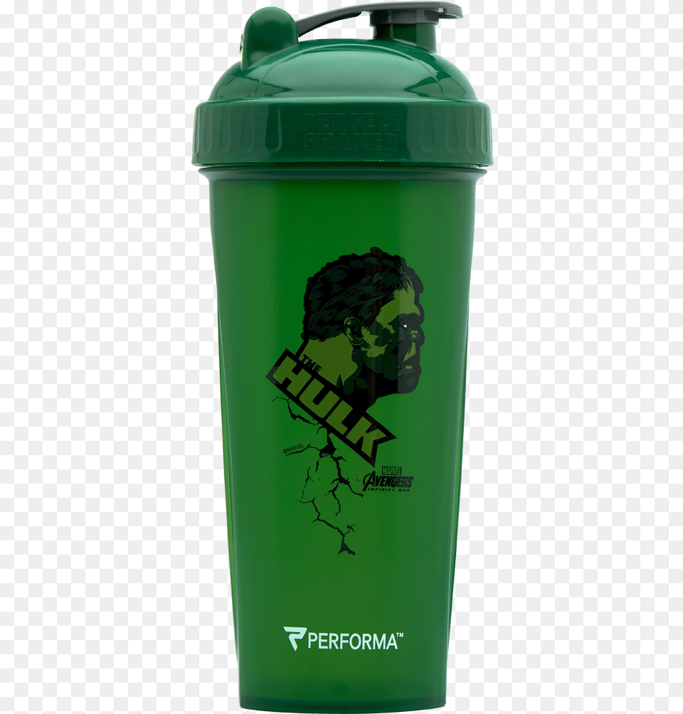 Performa Hero Infinity War Shaker Cup 800ml Hulk Shaker Bottle, Adult, Male, Man, Person Free Transparent Png