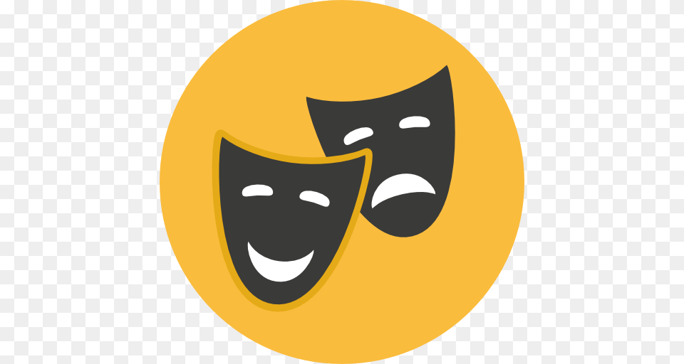 Performance Art Mask Theater Drama Comedy Tragedy, Logo Free Png Download