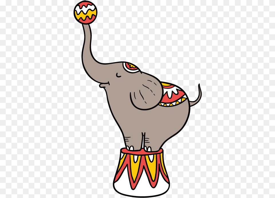 Performance Circus Elephant Clip Art Clipart Cartoon Circus Elephant, Person, Animal Free Transparent Png