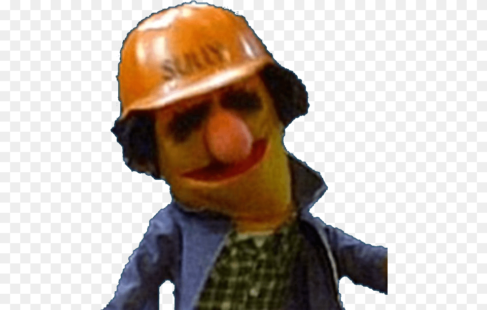Performed By Sesame Street Characters Sully, Clothing, Hardhat, Helmet, Adult Free Transparent Png