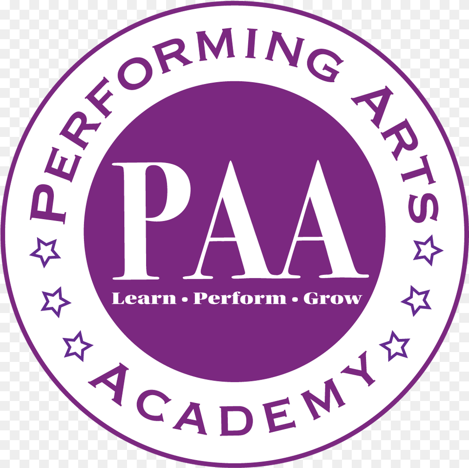 Performing Arts Academy Circle, Logo, Purple Free Transparent Png