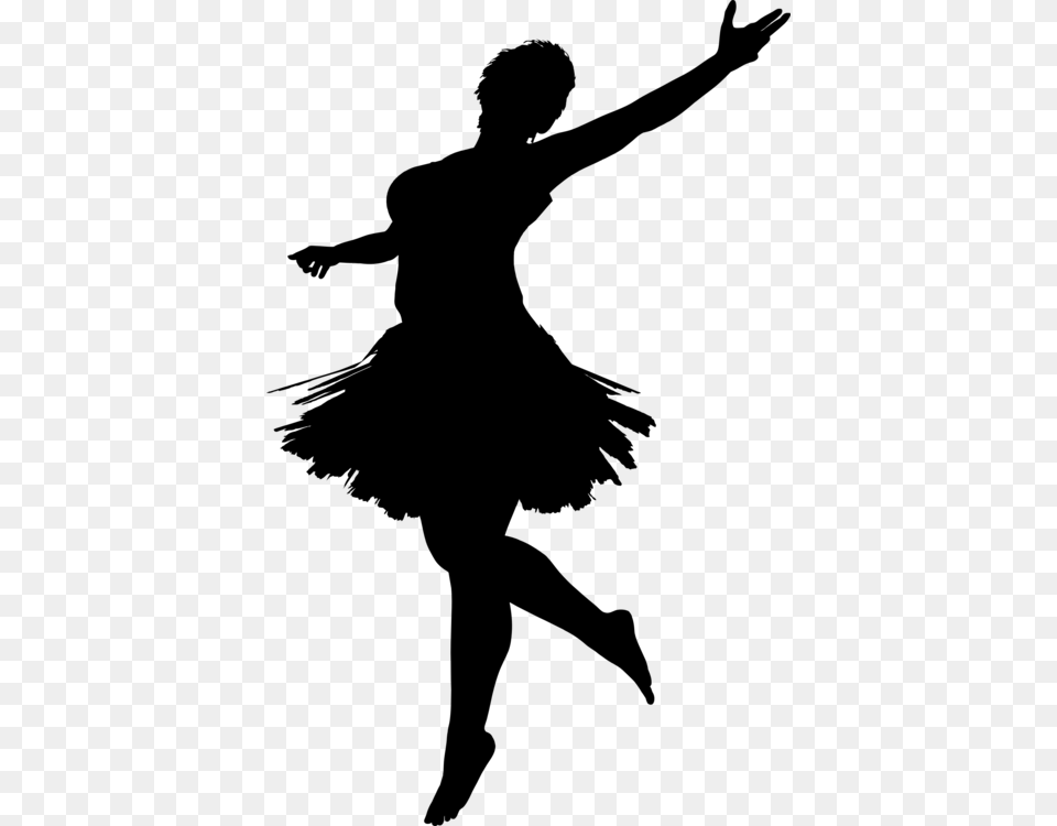 Performing Photography Ballerina Silhouette Ballerina Icon, Gray Free Transparent Png