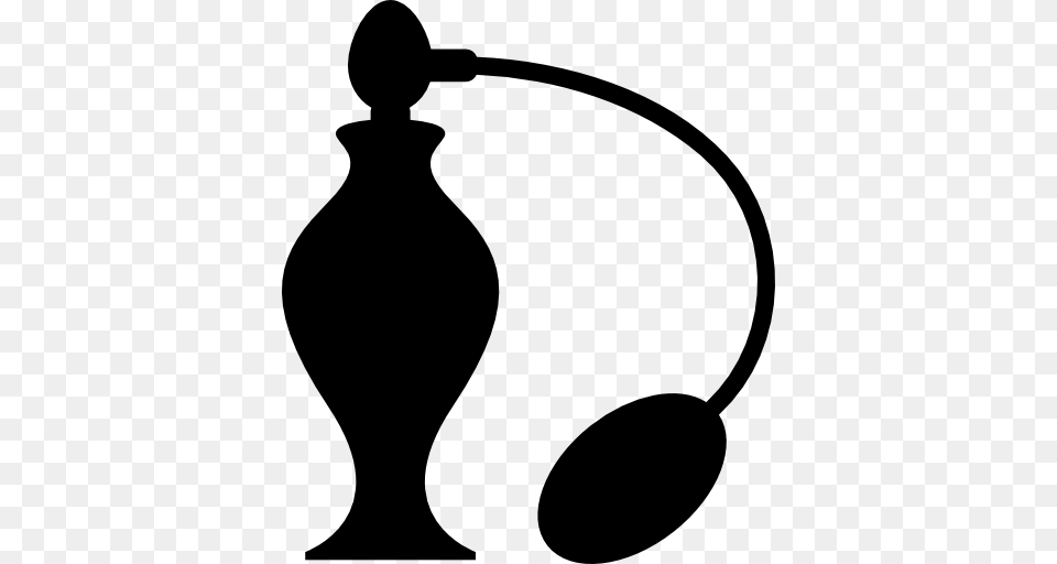Perfume Bottle With Sprayer, Electrical Device, Microphone, Silhouette, Stencil Png Image