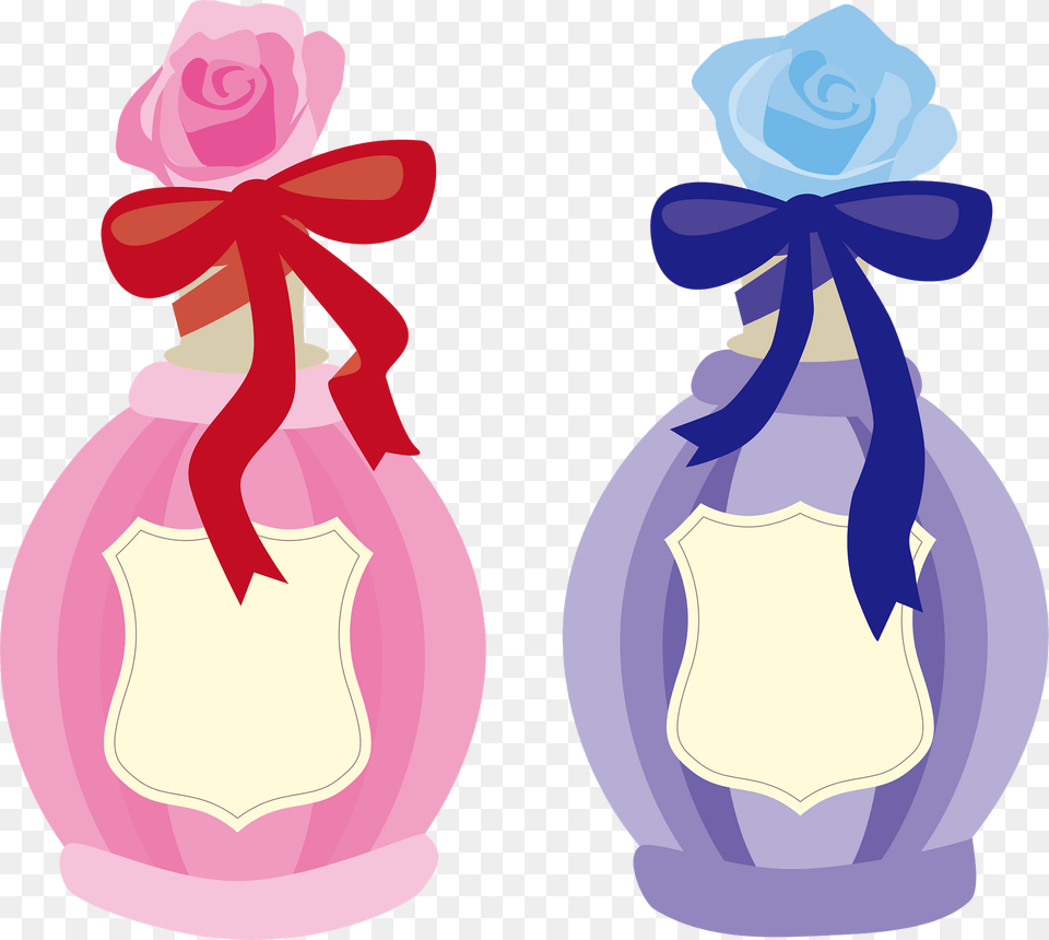 Perfume Clipart, Bottle, Flower, Plant, Rose Free Png Download