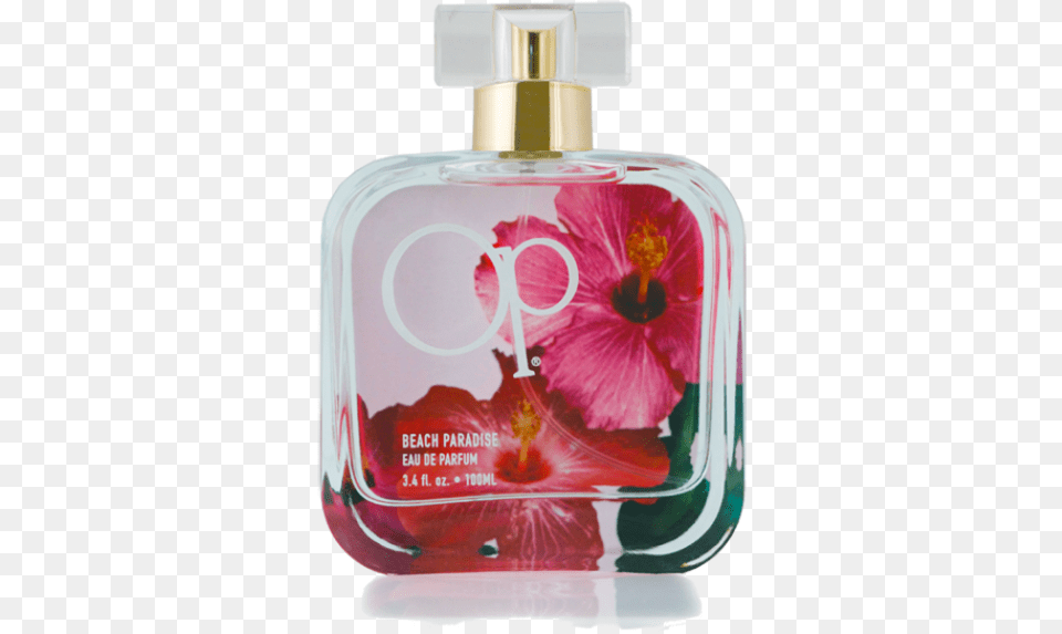 Perfume Clipart Spray Mist Op Beach Paradise Perfume, Bottle, Cosmetics, Flower, Plant Free Transparent Png