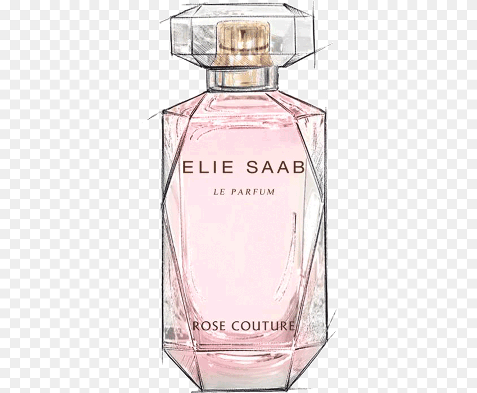 Perfume Cover Elie Saab, Bottle, Cosmetics, Car, Transportation Free Transparent Png