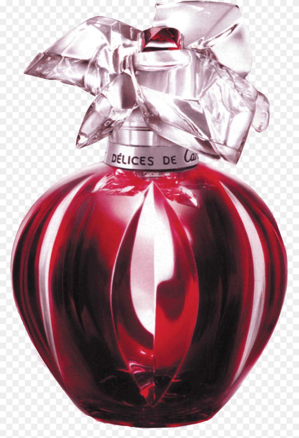 Perfume Image Delices De Cartier Uomo, Bottle, Cosmetics, Person Free Png Download