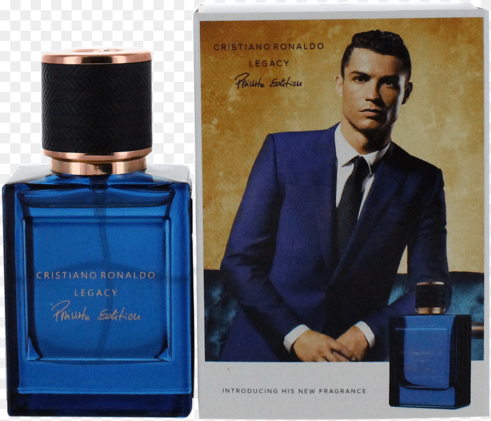 Perfume Jequiti Cristiano Ronaldo, Bottle, Adult, Person, Man Free Png