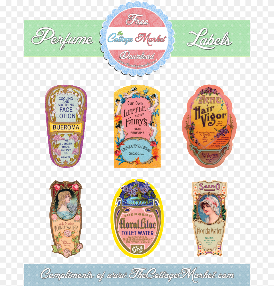 Perfumelabels Thecottagemarket Giveaway 1 Picture By Perfume Bottle Label Template, Advertisement, Poster, Person, Badge Png Image