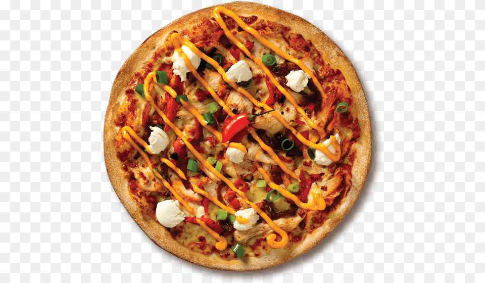 Peri Peri Chicken Pizzas Peri Peri Chicken Crust, Food, Pizza, Food Presentation, Meal Free Png Download