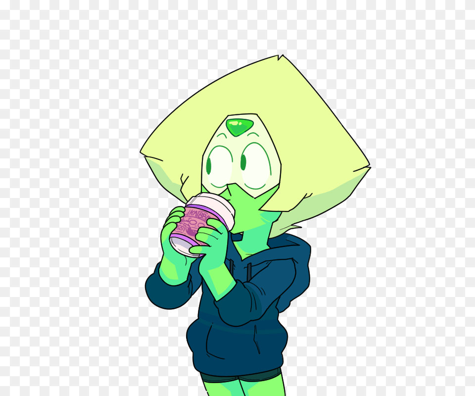 Peridot Discovers Caffeine, Clothing, Coat, Baby, Person Free Transparent Png
