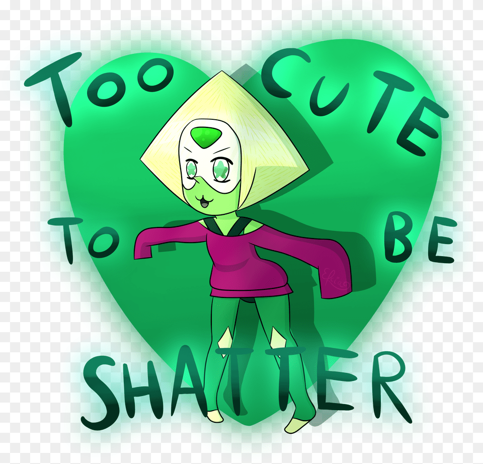 Peridot Is Cute, Green, Person, Face, Head Png Image