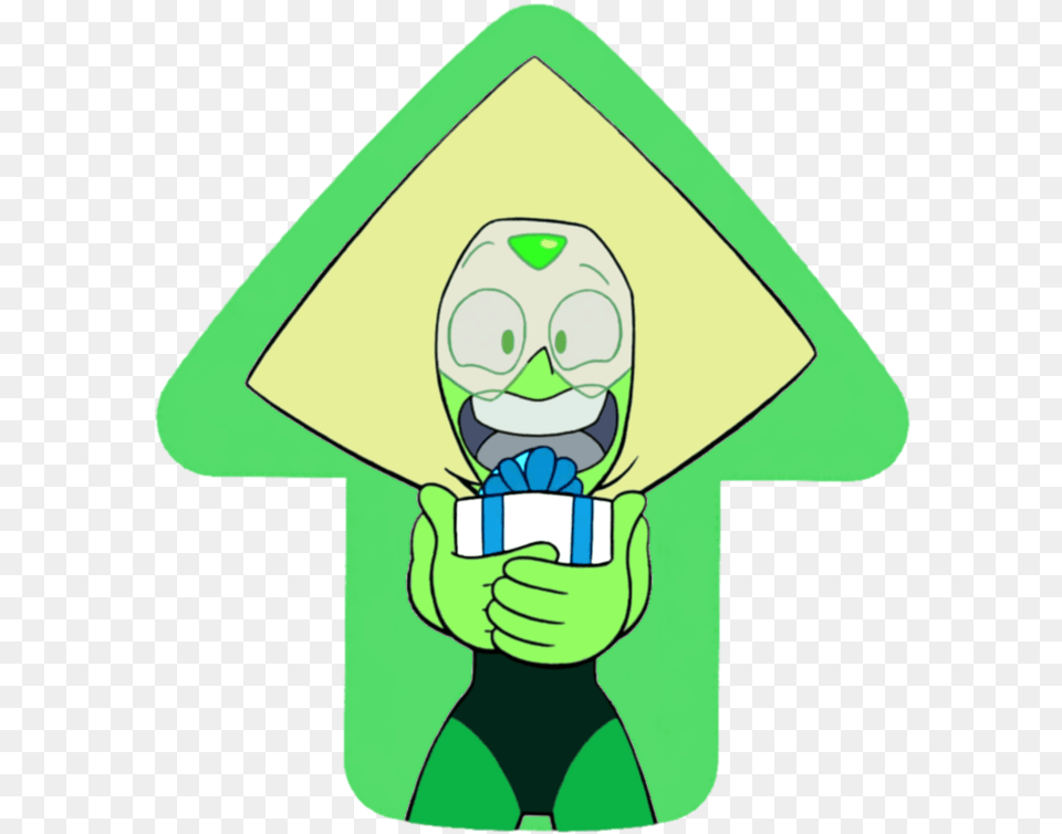 Peridot Looks Like An Imgur Upvote Happy, Person, Face, Head, Recycling Symbol Png