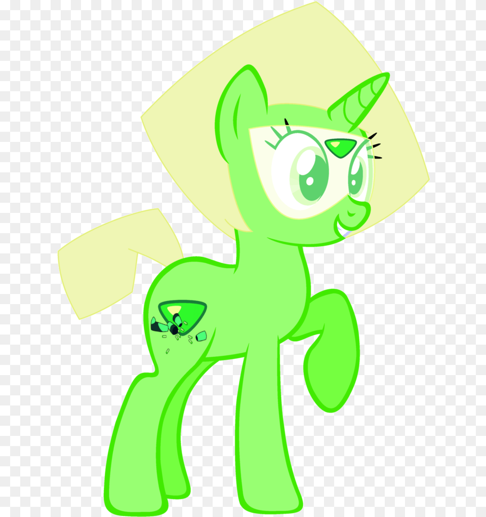 Peridot Ponified Pony Raised Hoof My Little Pony Steven Universe, Green, Alien, Baby, Person Free Png Download