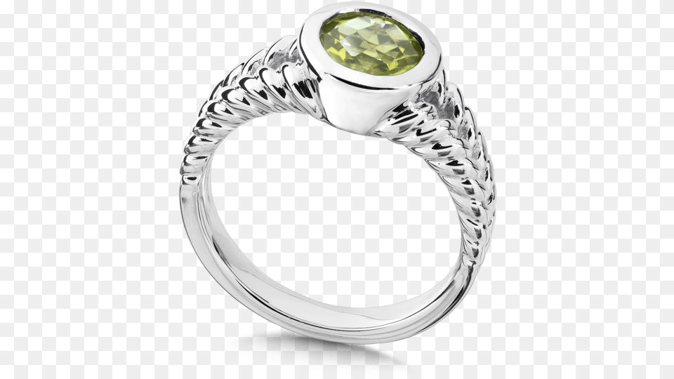Peridot Ring In Sterling Silver Peridot Ring, Accessories, Jewelry, Gemstone, Diamond Free Transparent Png