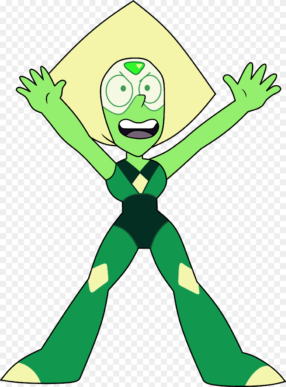 Peridot Steven Universe Characters, Green, Baby, Person, Elf Free Png Download